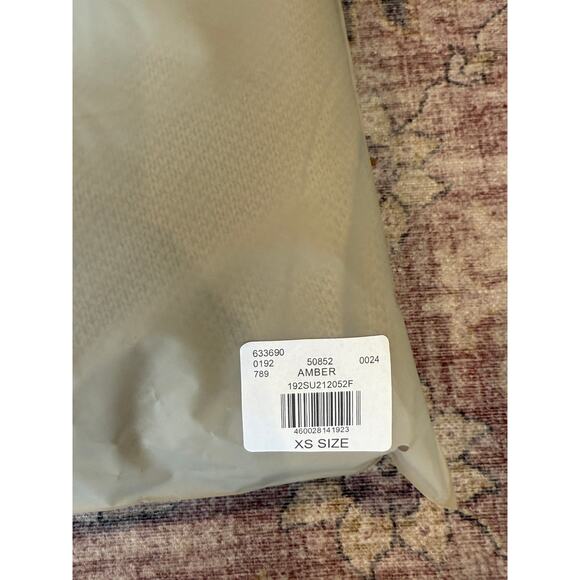 (XS) NWT $250 Fear of God Essentials Knit Pullover Hoodie in Amber - Picture 4 of 6